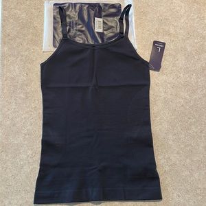 NWT Shapermint Empetua Black scoop cami Size L
